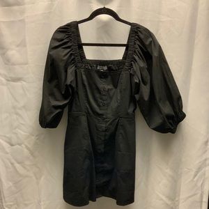 Danielle Bernstein Puffer sleeve dress